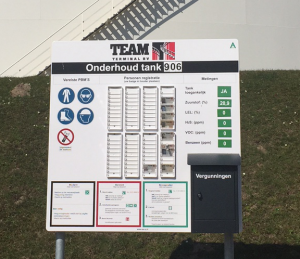 A Signs and Safety - Team terminal Onderhoud tank A Signs and Safety - Team terminal Onderhoud tank